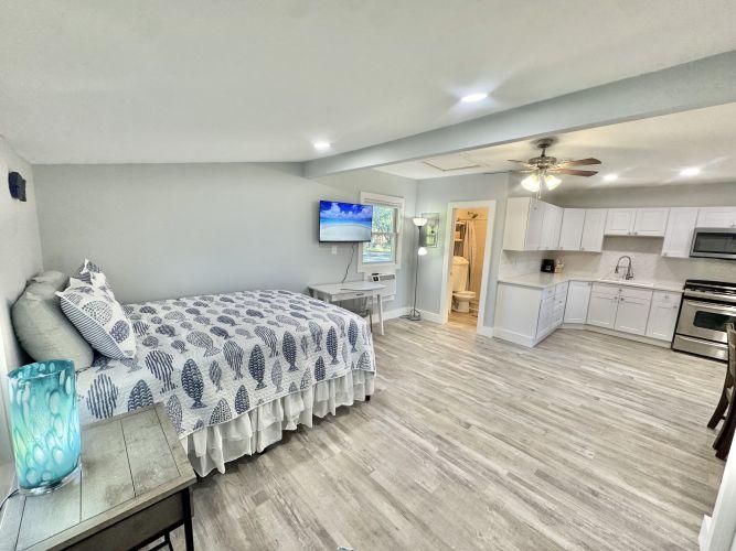 Living Area with Queen Bed